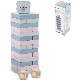 VIGA DŘEVO PolarB Hra věž balanční Jenga 54 dílků *DŘEVĚNÉ HRAČKY*