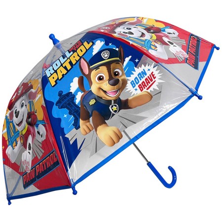 Deštník dětský Tlapková Patrola (Paw Patrol) 45x65cm manuální transparentní