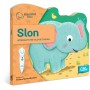 ALBI Kouzelné čtení Kniha interaktivní Slon baby minikniha tvarovaná