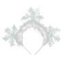 KARNEVAL Čelenka sněhová vločka zimní princezna *KARNEVALOVÝ DOPLNĚK*