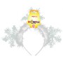 KARNEVAL Čelenka sněhová vločka zimní princezna *KARNEVALOVÝ DOPLNĚK*