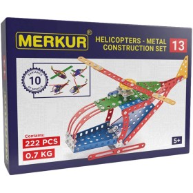 MERKUR M 013 Helikoptéra 222 dílků *KOVOVÁ STAVEBNICE*
