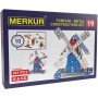 MERKUR M 019 Větrný mlýn 181 dílků *KOVOVÁ STAVEBNICE*