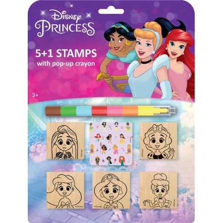 JIRI MODELS Razítka 5+1 s pop-up voskovou Disney Princezny