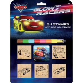 JIRI MODELS Razítka 5+1 s pop-up voskovou Auta (Cars)