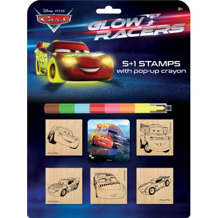 JIRI MODELS Razítka 5+1 s pop-up voskovou Auta (Cars)