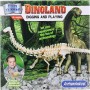 Tesání dino vykopávky Brontosaurus malý archeolog vědecký set s nástroji