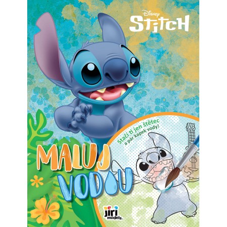 JIRI MODELS Maluj vodou A4 Stitch omalovánky
