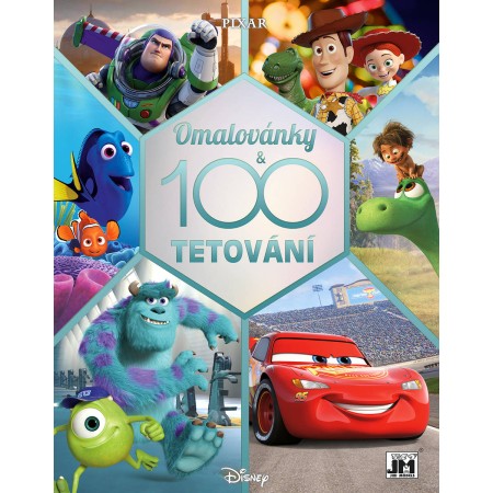 JIRI MODELS 100 tetování + omalovánky Disney pro kluky