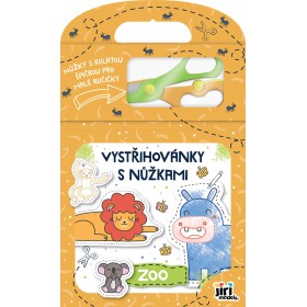 JIRI MODELS Vystřihovánky s nůžkami Zvířátka ZOO sešit s aktivitami