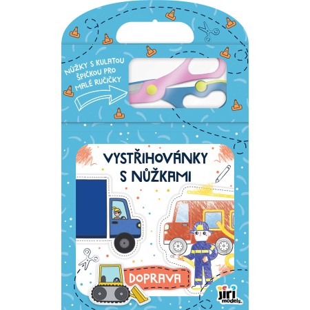 JIRI MODELS Vystřihovánky s nůžkami Doprava sešit s aktivitami
