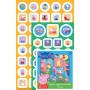 JIRI MODELS Samolepkový set s omalovánkami a voskovkami Peppa Pig