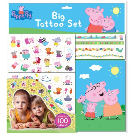 JIRI MODELS Velký set sešit s tetováním Peppa Pig