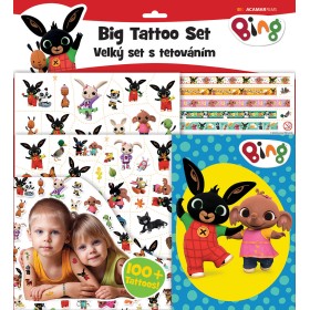 JIRI MODELS Velký set sešit s tetováním Králíček Bing
