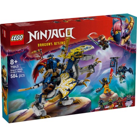 LEGO NINJAGO Rogue a robotický dračí jezdec 71843 STAVEBNICE