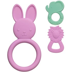 PROFIBABY Baby kousátko zvířátko silikonové pro miminko 3 druhy 2 barvy