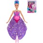 MATTEL BRB Panenka Barbie tanečnice s motýlími křídly s proměnou 2v1