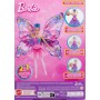 MATTEL BRB Panenka Barbie tanečnice s motýlími křídly s proměnou 2v1
