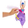 MATTEL BRB Panenka Barbie tanečnice s motýlími křídly s proměnou 2v1