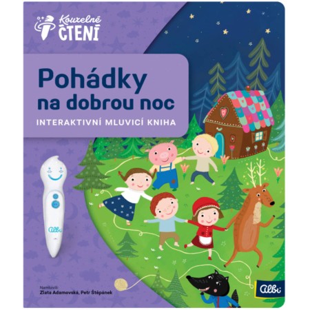 ALBI Kouzelné čtení Kniha interaktivní Pohádky na dobrou noc