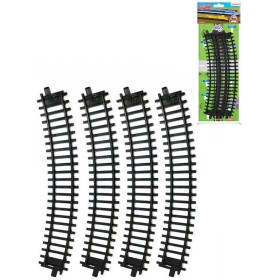 Naše železnice kolej zahnutá set 4ks oblouk doplněk k vláčkodráze