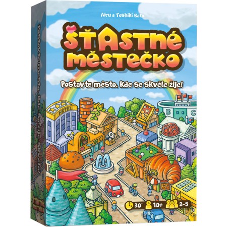 ADC Hra Šťastné městečko karetní *SPOLEČENSKÉ HRY*