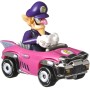MATTEL HOT WHEELS Auto Super Mario Kart s postavičkou 4 druhy kov