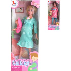 Calleigh panenka těhotná maminka 27cm set s miminkem v bříšku 2 druhy