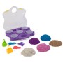 SPIN MASTER Kinetic Sand Variety Case kinetický písek s nástroji v kufříku