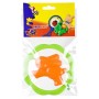 PROFIBABY Baby kruh medvěd / zajíc 12cm chrastítko 2 druhy pro miminko