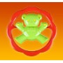 PROFIBABY Baby kruh medvěd / zajíc 12cm chrastítko 2 druhy pro miminko