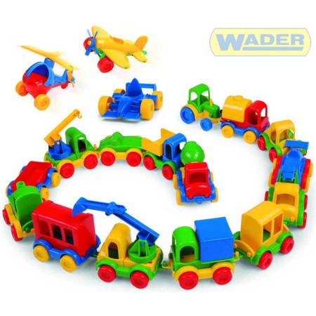 WADER Kid Car vozítka 18 druhů 60000