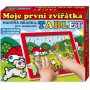 Tablet naučný interaktivní Moje první zvířátka 24x19cm na baterie Světlo Zvuk