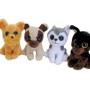 PLYŠ Pejsek 15cm velké oči na baterie Zvuk 12 druhů *PLYŠOVÉ HRAČKY*