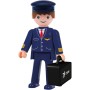 EFKO IGRÁČEK Pilot povolání set figurka kloubová s doplňky