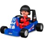 EFKO IGRÁČEK Závodník povolání set figurka kloubová + modrá motokára