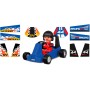 EFKO IGRÁČEK Závodník povolání set figurka kloubová + modrá motokára