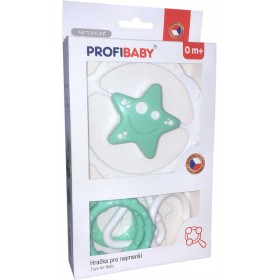 PROFIBABY Baby chrastítko hvězdička s tvary pro miminko v krabici