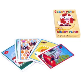 AKIM Hra Černý Petr ŠTĚŇÁTKO karty v papírové krabiččce *SPOLEČENSKÉ HRY*
