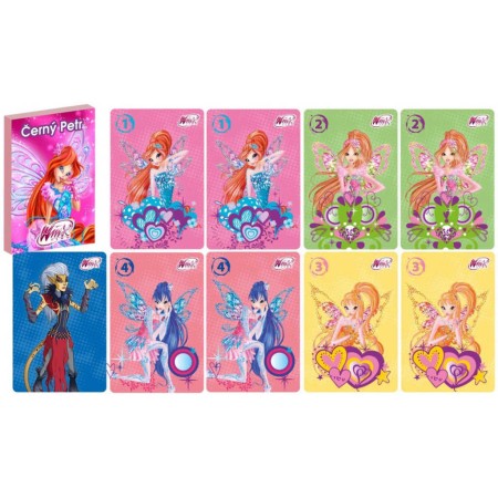 AKIM Hra karetní Černý Petr Winx Club *SPOLEČENSKÉ HRY*