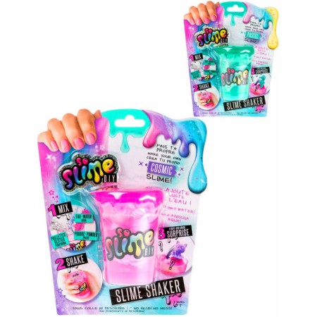 EP line Slime výroba slizu pro holky kreativní set shaker s glitry a zvířátkem 6 druhů