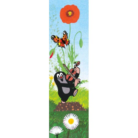 AKIM Záložka do knihy 3D Krtek (Krteček) 21cm tvrdý karton