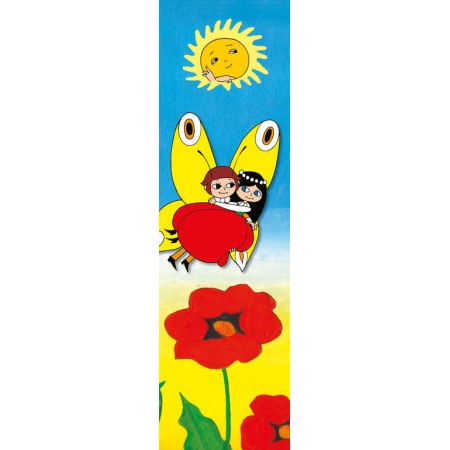 AKIM Záložka do knihy 3D Maková panenka 21cm tvrdý karton