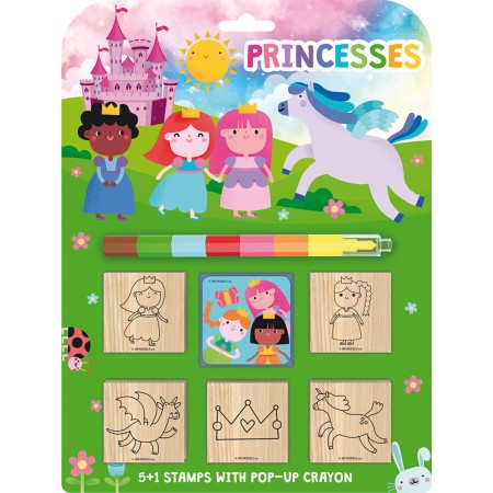 JIRI MODELS Razítka 5+1 s pop-up voskovou princezny