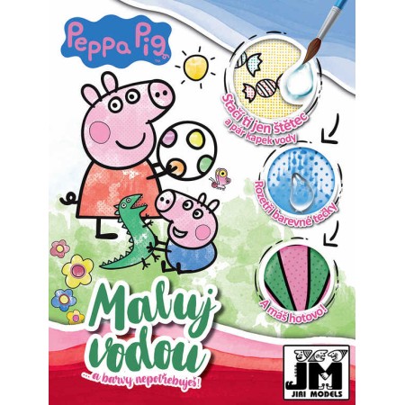 JIRI MODELS Vodová omalovánka A4 Peppa Pig