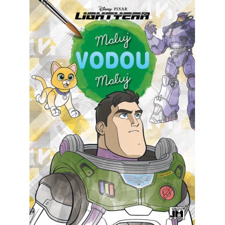 JIRI MODELS Maluj vodou Rakeťák Buzz omalovánky