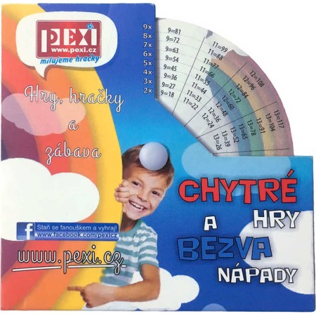PEXI Blesková násobička matematické kolečko (kalkulačka) pro školáky