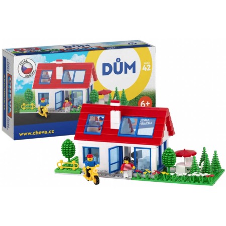CHEMOPLAST CHEVA 42 Dům 244 kostek STAVEBNICE