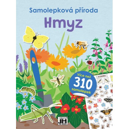 JIRI MODELS Samolepková příroda hmyz 310+ samolepek