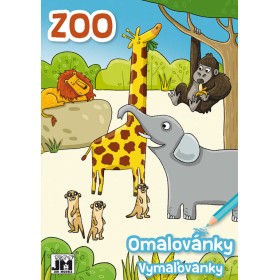 JIRI MODELS Omalovánky A5+ ZOO Zvířátka